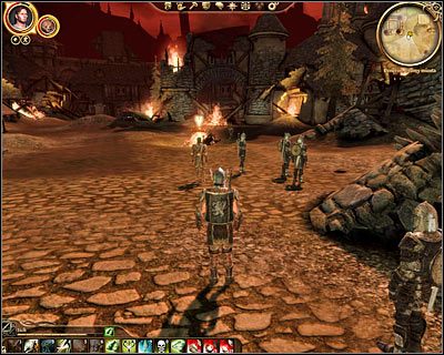 Po rozprawieniu się ze wszystkimi potworami powróć do centralnej części lokacji i odszukaj Riordana (M76, 3) - Dragon Age Początek: Ostateczna bitwa (1) - Dragon Age: Początek - poradnik do gry