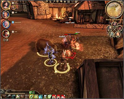 Oprócz ogrów uważaj też na emisariuszy , likwidując te potwory zanim rzucą potężne czary - Dragon Age Początek: Ostateczna bitwa (1) - Dragon Age: Początek - poradnik do gry
