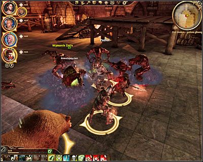 Do największej bitwy dojdzie wewnątrz ogromnej centralnej sali (M79, 14), znajdującej się na południe od miejsca startu - Dragon Age Początek: Ostateczna bitwa (3) - Dragon Age: Początek - poradnik do gry