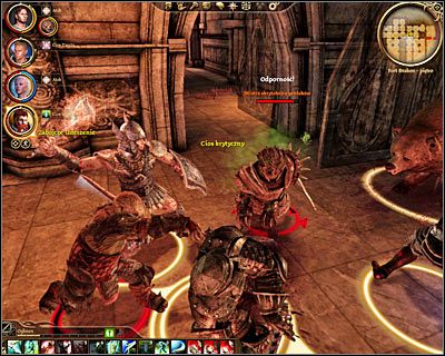 Tu (M80, 1) musisz kierować się sukcesywnie na wschód, aż dotrzesz do pomieszczenia z dwoma wyjściami (M80, 2) - Dragon Age Początek: Ostateczna bitwa (3) - Dragon Age: Początek - poradnik do gry