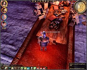 Krok 3: Kliknij na miejscu na rysunki na wspólnym stole (północna część biblioteki) (M33, 22) - Dragon Age Początek: Nauka o przywołaniu (Wieża Kręgu) - Dragon Age: Początek - poradnik do gry