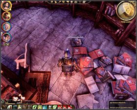 Krok 4: Kliknij na Spiritorium Etherialis (południowa część biblioteki) (M33, 23) - Dragon Age Początek: Nauka o przywołaniu (Wieża Kręgu) - Dragon Age: Początek - poradnik do gry