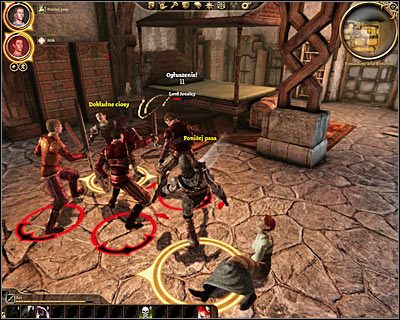 Vaughan (M10, 9) będzie ukrywał się w kolejnej sali, a Ty będziesz mógł ukończyć quest na dwa sposoby - Dragon Age Początek: Uroczysty dzień (2) - Dragon Age: Początek - poradnik do gry