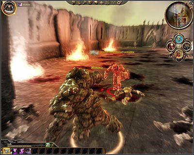 W celu dotarcia do demona tej lokacji musisz nabyć moc przeistoczenia się w golema, a to dlatego, że od bossa oddzielają Cię masywne drzwi (M36, 4) - Dragon Age Początek: Zagubiony w snach (2) - Dragon Age: Początek - poradnik do gry