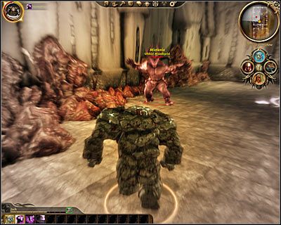 Po zlikwidowaniu wszystkich potworów udaj się na północ i zniszcz ostatnie już masywne drzwi (M36, 5) - Dragon Age Początek: Zagubiony w snach (2) - Dragon Age: Początek - poradnik do gry