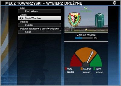 Zanim rozpoczniesz prawdziwy sezon musisz jeszcze wybrać sparingpartnerów (maksymalnie 4) - Początek | Tryb menedżerski w FIFA 10 - FIFA 10 - poradnik do gry