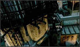 Teraz skieruj się w stronę oświetlonej wieży i wskocz na znajdującą się tam żółtą drabinę, wcześniej wchodząc na skrzynię - Rozdział 2 Kradzież z włamaniem (3) | Opis przejścia Uncharted 2 Among Thieves - Uncharted 2: Among Thieves - poradnik do gry