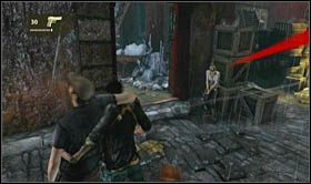Po rozpoczęciu etapu udaj się przed siebie i poczekaj, aż Chloe wyważy drzwi po lewej stronie ulicy - Rozdział 11 Nie zatrzymuj się | Opis przejścia Uncharted 2 Among Thieves - Uncharted 2: Among Thieves - poradnik do gry