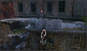 Ostatni z oponentów stacjonuje na pobliskim dachu, dostaniesz się tam po drabince - Rozdział 12 Zdążyć na pociąg | Opis przejścia Uncharted 2 Among Thieves - Uncharted 2: Among Thieves - poradnik do gry
