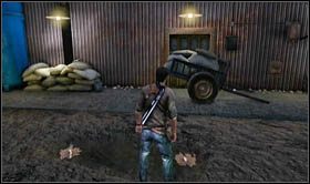 Po zakończonej scence, podejdź do liny prowadzącej w dół do składu wagonów i wciśnij trójkąt - Rozdział 12 Zdążyć na pociąg | Opis przejścia Uncharted 2 Among Thieves - Uncharted 2: Among Thieves - poradnik do gry