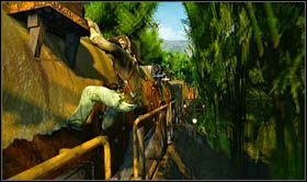 Pokonanie tego wagonu odbędzie się w niemal identyczny sposób, co podobnego na początku rozdziału - Rozdział 13 Lokomotywa | Opis przejścia Uncharted 2 Among Thieves - Uncharted 2: Among Thieves - poradnik do gry