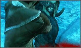 Przeciwnik posiadać będzie jeszcze jedną zdolność - pochwycenie Drake - Rozdział 17 W górach (2) | Opis przejścia Uncharted 2 Among Thieves - Uncharted 2: Among Thieves - poradnik do gry