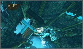 Po drugiej stronie natkniesz się na koło, które z kolei przetransportuje Cię w kierunku ściany z wystającymi cegłami - po zbliżeniu, złap się ich - Rozdział 18 Serce z lodu (1) | Opis przejścia Uncharted 2 Among Thieves - Uncharted 2: Among Thieves - poradnik do gry