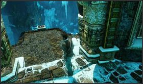 Następnie wskocz raz jeszcze na koło, tym razem od góry i przedostań się na drugą stronę - Rozdział 18 Serce z lodu (2) | Opis przejścia Uncharted 2 Among Thieves - Uncharted 2: Among Thieves - poradnik do gry