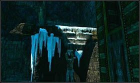 na mechanizm z łańcuchami i odważnikami - Rozdział 18 Serce z lodu (2) | Opis przejścia Uncharted 2 Among Thieves - Uncharted 2: Among Thieves - poradnik do gry