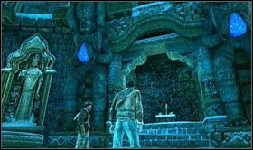 Będąc w jej wnętrzu, skieruj się po schodach do miejsca, znajdującego się po przeciwnej stronie od wejścia - Rozdział 18 Serce z lodu (2) | Opis przejścia Uncharted 2 Among Thieves - Uncharted 2: Among Thieves - poradnik do gry