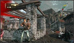 W ten sposób dotrzesz do miejsca, gdzie znajdować się będą dwie murowane altanki - Rozdział 20 Kotek i mysz (1) | Opis przejścia Uncharted 2 Among Thieves - Uncharted 2: Among Thieves - poradnik do gry