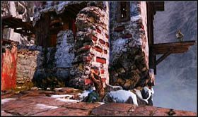 W ten sposób dotrzesz do budynku z czerwonymi cegłami - Rozdział 22 Gompa (1) | Opis przejścia Uncharted 2 Among Thieves - Uncharted 2: Among Thieves - poradnik do gry