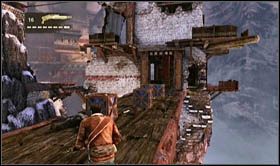 Gdy wszyscy zginą przebiegnij po wspomnianym moście i wbiegnij do kolejnej wieży [sekret 6] - Rozdział 22 Gompa (3) | Opis przejścia Uncharted 2 Among Thieves - Uncharted 2: Among Thieves - poradnik do gry