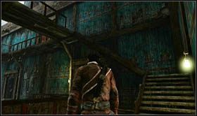 Po wejściu schodami na piętro drugie, załączy się dość długa scenka, a po jej zakończeniu, znajdziesz się dokładnie w tym samym miejscu (pomimo, że w trakcie filmiku wejdziesz do pomieszczenia po prawej) - Rozdział 23 Znowu razem (1) | Opis przejścia Uncharted 2 Among Thieves - Uncharted 2: Among Thieves - poradnik do gry