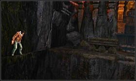 Opuść się na krawędź i skieruj w stronę kolejnej półki skalnej - Rozdział 24 Droga do Shambhali | Opis przejścia Uncharted 2 Among Thieves - Uncharted 2: Among Thieves - poradnik do gry