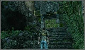 Następnie zeskocz na dół dołączając do pozostałych współtowarzyszy i przejdź przez wcześniej zablokowane przejście - Rozdział 25 Raj zdruzgotany (1) | Opis przejścia Uncharted 2 Among Thieves - Uncharted 2: Among Thieves - poradnik do gry