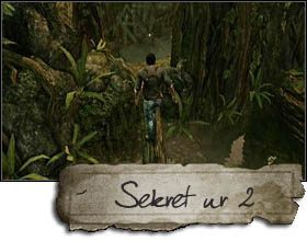 Sekret drugi znajduje się koło miejsca, w którym zaatakują cię pierwsi dwaj wrogowie - Rozdział 3 Borne | Sekrety w Uncharted 2 Among Thieves - Uncharted 2: Among Thieves - poradnik do gry