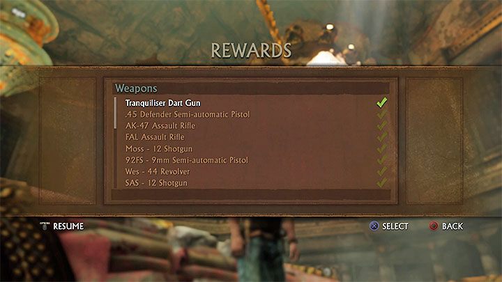 Inne przydatne kody znajdują się w menu Weapons - Uncharted 2: Among Thieves - poradnik do gry