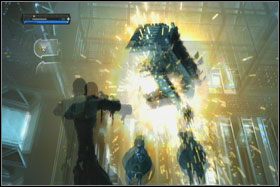 Znajdziesz się w pomieszczeniu, w którym wzdłuż ścian transportowane są boczne panele myśliwców TIE - Misja 01 - TIE Fighter Factory (cz.2) - Opis przejścia - Star Wars: The Force Unleashed - Ultimate Sith Edition - poradnik do gry