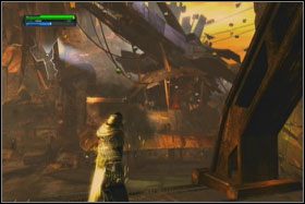 Kiedy w dalszej części poziomu napotkasz zamkniętą bramę, odegnij jedną z jej części i przejdź dalej - Misja 02 - Raxus Prime (cz.2) - Opis przejścia - Star Wars: The Force Unleashed - Ultimate Sith Edition - poradnik do gry