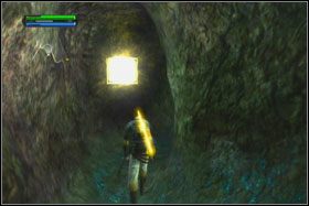 Po zniszczeniu tunelu wskocz na występ skalny po lewej - Misja 07 - Imperial Felucia (cz.1) - Opis przejścia - Star Wars: The Force Unleashed - Ultimate Sith Edition - poradnik do gry