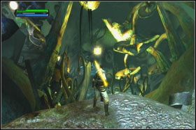 Upoluj biegającego niedaleko szamana i zajmij się jego ludźmi - Misja 07 - Imperial Felucia (cz.2) - Opis przejścia - Star Wars: The Force Unleashed - Ultimate Sith Edition - poradnik do gry