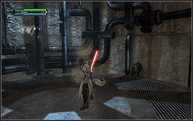 Drzwi blokujące korytarz nie stanowią żadnego problemu - Tatooine (cz.2) - Dodatki - Star Wars: The Force Unleashed - Ultimate Sith Edition - poradnik do gry