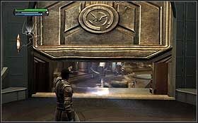 Wybierz korytarz prowadzący z przejścia w lewą stronę - Jedi Temple (cz.1) - Dodatki - Star Wars: The Force Unleashed - Ultimate Sith Edition - poradnik do gry