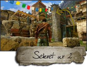 Sekret drugi ukryty został na tarasie budynków, mniej więcej w połowie rozdziału - Rozdział 16 | Sekrety - Lokalizacja | Uncharted 2 Among Thieves - Uncharted 2: Among Thieves - poradnik do gry