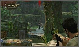 Starcie przed namiotem Lazarevicza, z rozdziału czwartego - Walka wręcz | Podstawowe informacje | Uncharted 2 Among Thieves - Uncharted 2: Among Thieves - poradnik do gry