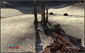 Porozmawiaj z Bahą [1] , po czym skieruj się na zachód [2] - Nine-Toes part 1 | Arid Badlands | Solucja Borderlands - Borderlands - poradnik do gry