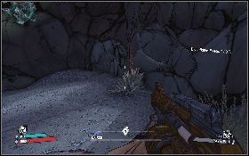 W czasie wędrówki zachowaj czujność, ponieważ w tym rejonie pojawiają się dość silne skagi (lewy obrazek) - By The Seeds Of Your Pants | Arid Badlands | Solucja Borderlands - Borderlands - poradnik do gry