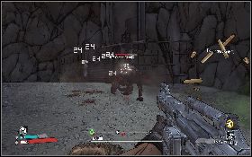 Po rozmowie z Zaybenem [1] warto dozbroić się, korzystając z automatów na prawo od budki organizatora - Circle of Death | Arid Badlands | Solucja Borderlands - Borderlands - poradnik do gry