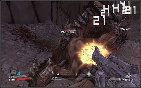 Po kolejnej rozmowie z Zaybenem [1] , ponownie się dozbrój i udaj się na arenę [2] - Circle of Death | Arid Badlands | Solucja Borderlands - Borderlands - poradnik do gry