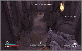 Skieruj się w wyznaczone miejsce [2] , gdzie znajdziesz małą chatkę (lewy obrazek) - Find Bruce McClane | Arid Badlands | Solucja Borderlands - Borderlands - poradnik do gry