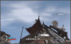 Trzecią znajdziesz przed okrągłą chatą (lewy obrazek) w głębi bazy z lewej strony, a czwartą na okolicznej wieży (prawy obrazek) - Insult To Injury | Arid Badlands | Solucja Borderlands - Borderlands - poradnik do gry