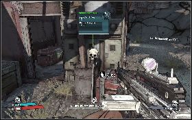 Piąta jest przy kolejnym okrągłym budynku (lewy obrazek) na prawo od wieży - Insult To Injury | Arid Badlands | Solucja Borderlands - Borderlands - poradnik do gry