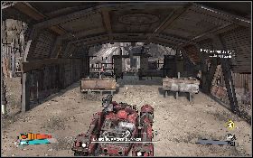 Kiedy skończysz rozmawiać z Ernestem [1] , wsiądź w wóz i wyrusz na południe [2] - Getting Lucky | Dahl Headlands | Solucja Borderlands - Borderlands - poradnik do gry