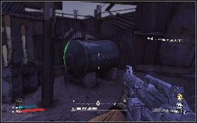 Po wzięciu tej misji z tablicy zadań [1] , skieruj się na zachód [2] - Fuel Feud | Dahl Headlands | Solucja Borderlands - Borderlands - poradnik do gry