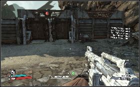 Generator stoi w lewym, górnym narożniku dachu (lewy obrazek) - Power To The People | New Heaven | Solucja Borderlands - Borderlands - poradnik do gry