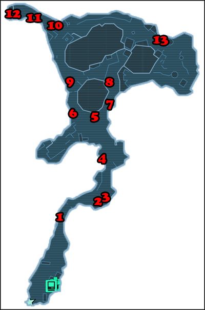 [1] - [13] - skupiska kryształów - Corrosive Crystal Harvest | New Heaven | Solucja Borderlands - Borderlands - poradnik do gry
