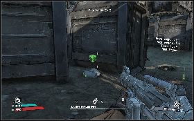 Od betonowego bloku spójrz w prawo - Scooters Used Car Parts | New Heaven | Solucja Borderlands - Borderlands - poradnik do gry