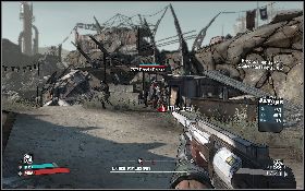 Po rozmowie z Earlem [1] skieruj się do dalszej części lokacji - Get Off My Lawn | Crazy Earls Scrapyard | Solucja Borderlands - Borderlands - poradnik do gry