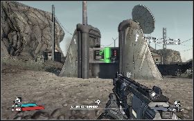 Pierwszą wieżę [1] znajdziesz na wschodzie lokacji - Relight The Beacons | Rust Commons East | Solucja Borderlands - Borderlands - poradnik do gry